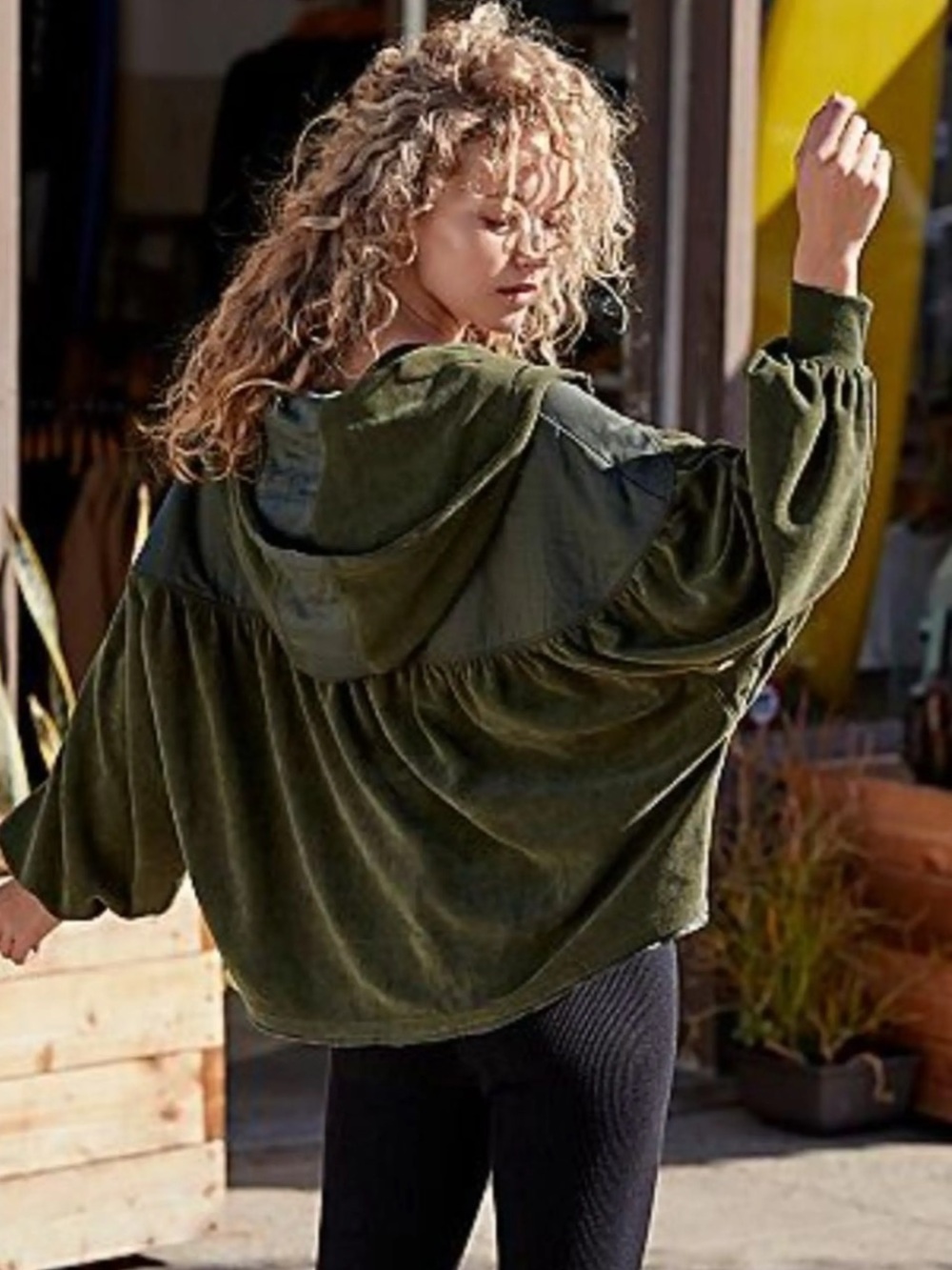 FP Movement Free People Let it Go Hoodie sz medium